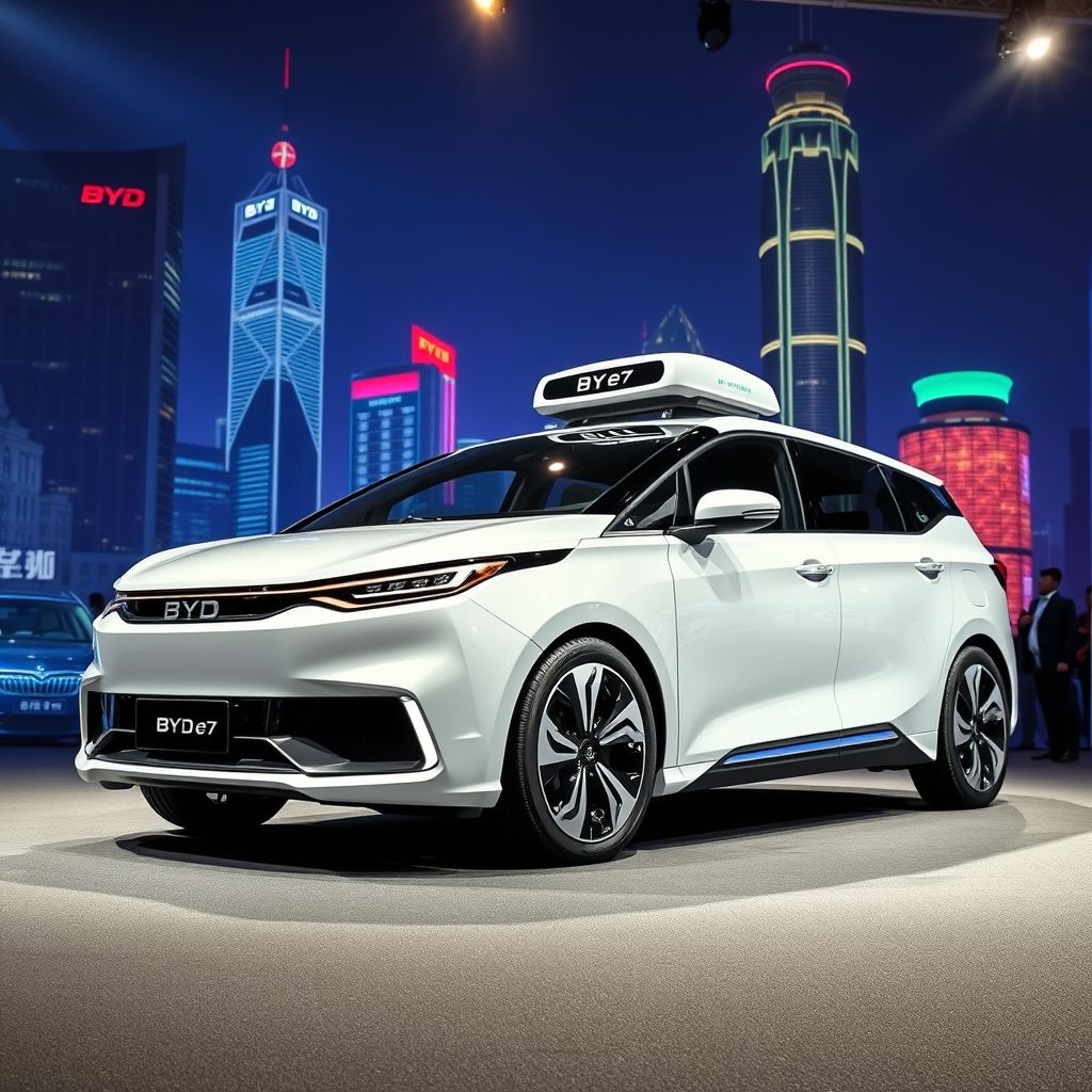 เปิดตัวแล้ว! BYD e7 รถไฟฟ้าเจาะตลาดแท็กซี่จีน